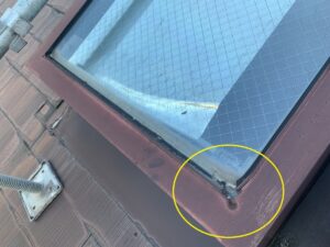 奈良市　戸建て　天窓　トップライト　雨漏り　漏水改善工事　シーリング　ダイタク　DAITAKU　奈良　生駒