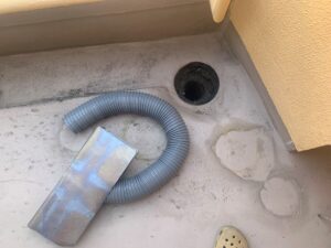 生駒市　マンション　ベランダ　雨漏り　漏水　改修ドレン工事　DAITAKU　ダイタク