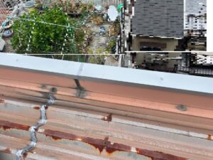 奈良市　マンション　板金工事　笠木改修工事　DAITAKU　ダイタク　奈良　生駒