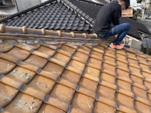 奈良市　戸建て　雨漏り　屋根漆喰　屋根改修　メンテナンス工事　DAITAKU　ダイタク　奈良　生駒