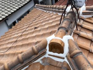 奈良市　戸建て　雨漏り　屋根漆喰　屋根改修　メンテナンス工事　DAITAKU　ダイタク　奈良　生駒