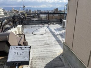 生駒市　マンション　屋上　防水工事　ダイタク　DAITAKU　奈良　生駒