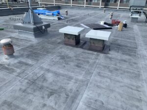 奈良市　マンション屋上　アンテナ架台　取付工事　ダイタク　DAITAKU　奈良　生駒