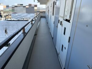 奈良市　マンション　廊下　階段　長尺シート工事　ダイタク　DAITAKU　奈良　生駒
