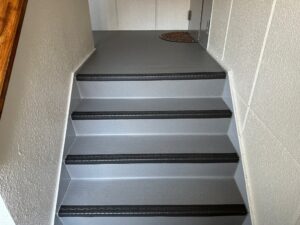 奈良市　マンション　廊下　階段　長尺シート工事　ダイタク　DAITAKU　奈良　生駒