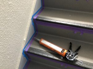 奈良市　マンション　廊下　階段　長尺シート工事　ダイタク　DAITAKU　奈良　生駒
