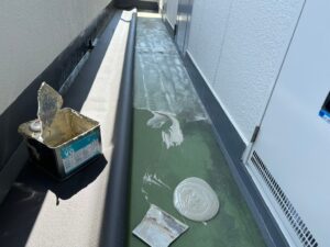 奈良市　マンション　廊下　階段　長尺シート工事　ダイタク　DAITAKU　奈良　生駒