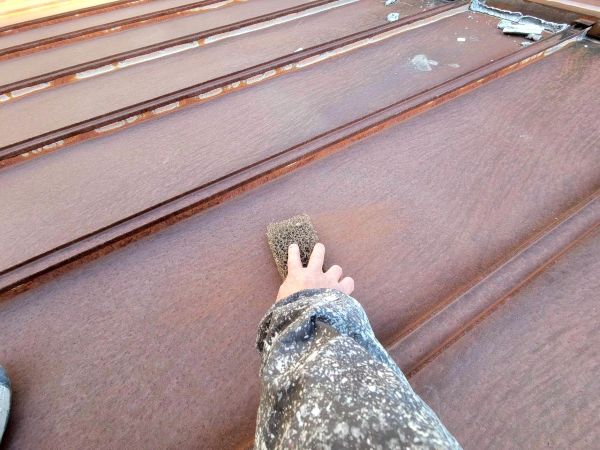 大阪市 屋根塗装 金属屋根 トタン屋根 アステックペイント DAITAKU